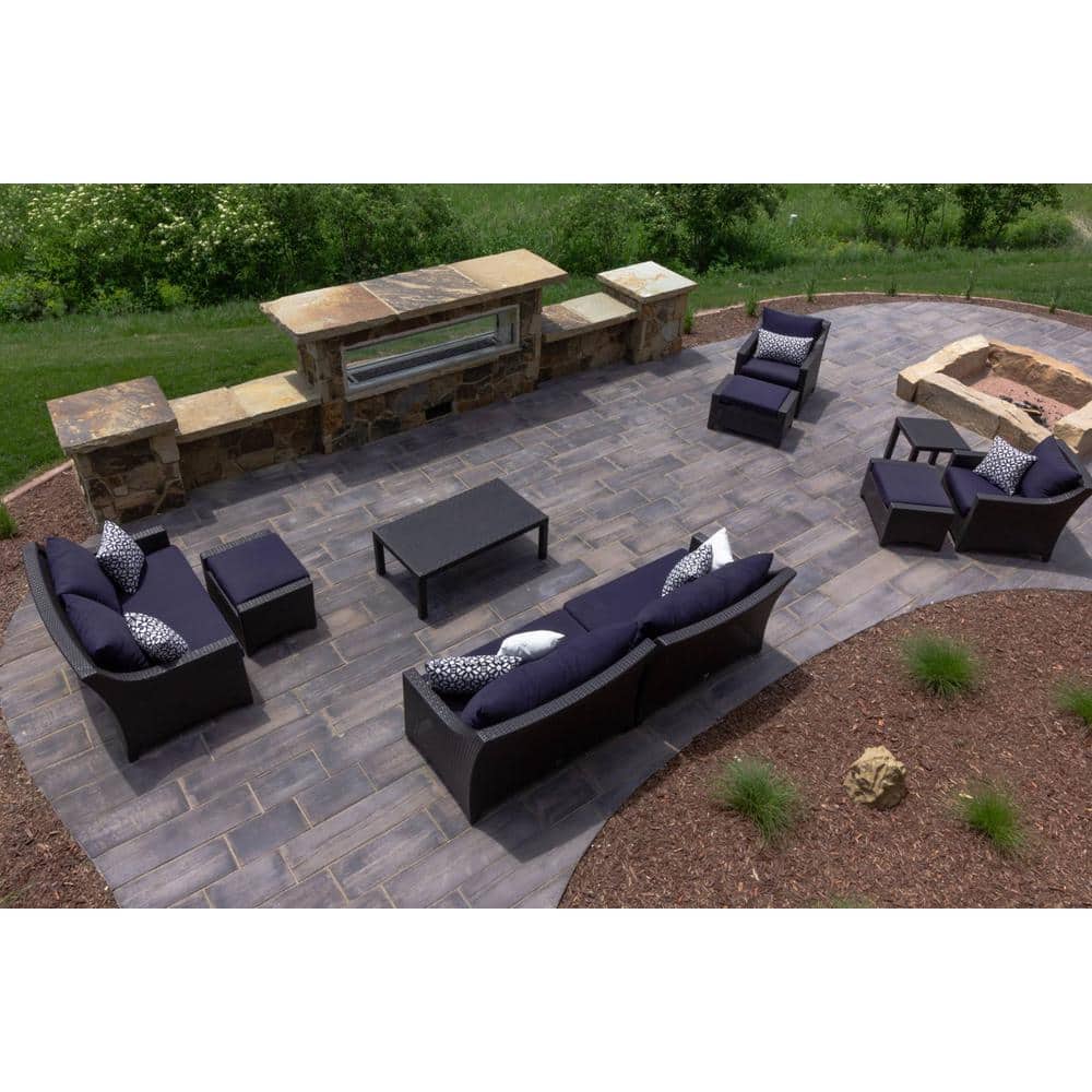 Silver Creek Stoneworks Barn Plank 15.5 in. x 9.75 in. x 2 in. Mahogany Concrete Paver (40-Piece/42 sq. ft./Pallet)