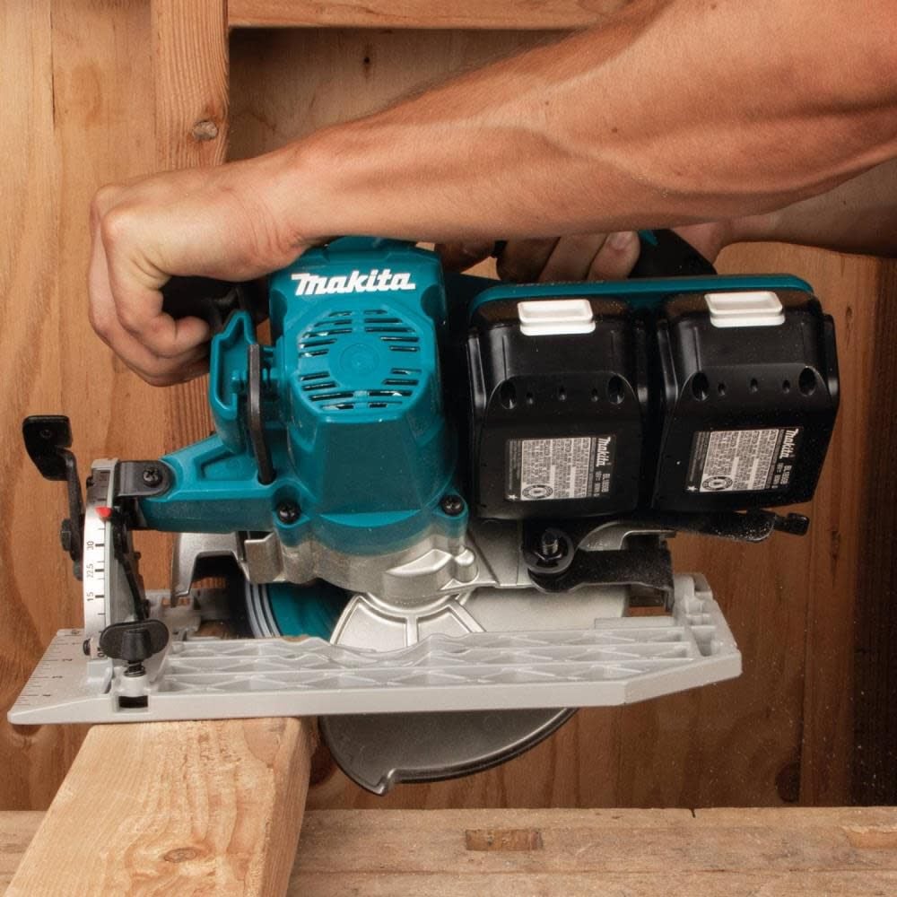 Makita 18V X2 LXT (36V) Brushless Cordless 7-1/4 in. Circular Saw Kit, 5.0Ah + Bonus 18V LXT 5.0Ah Battery Pack