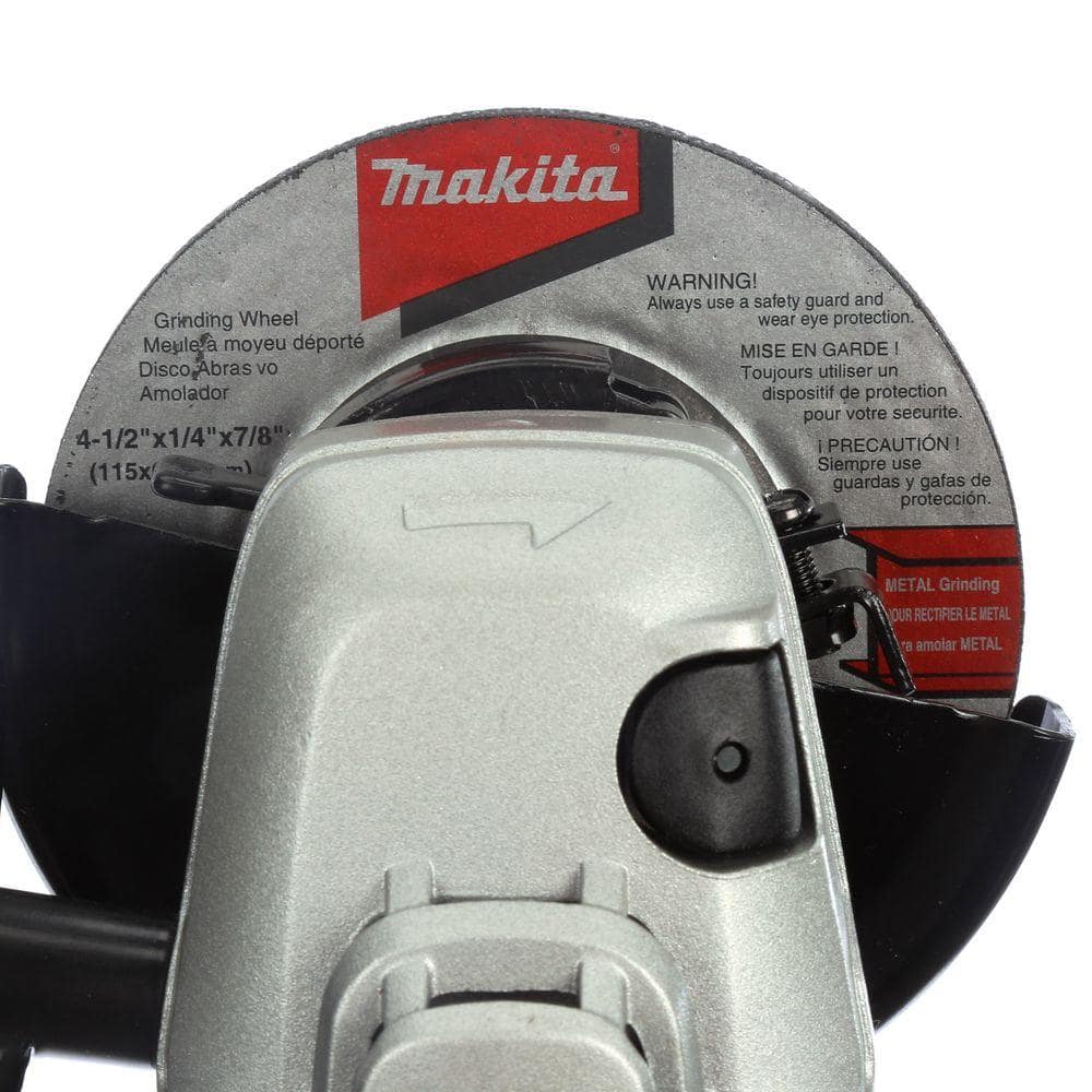 Makita 13 Amp 4-1/2 in. Corded SJS High-Power Angle Grinder