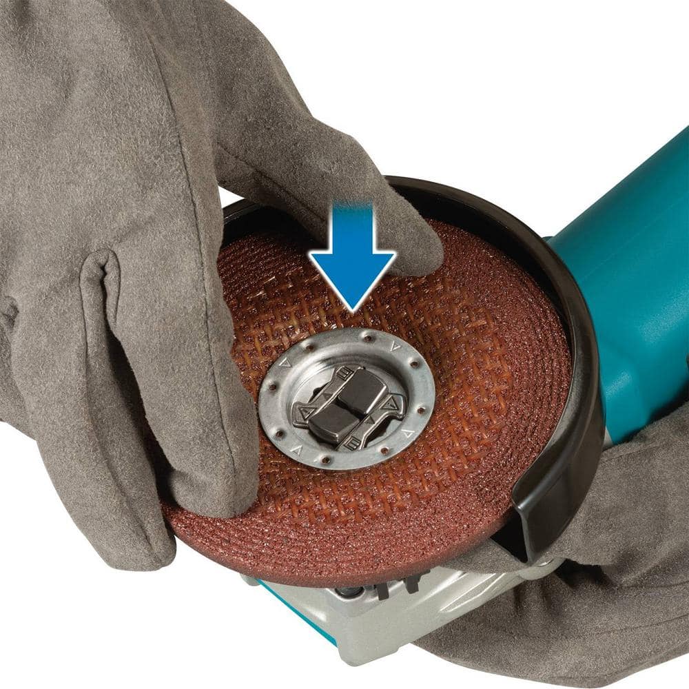 Makita 7.5 Amp Corded 4-1/2 in. X-LOCK Angle Grinder with AC/DC Switch