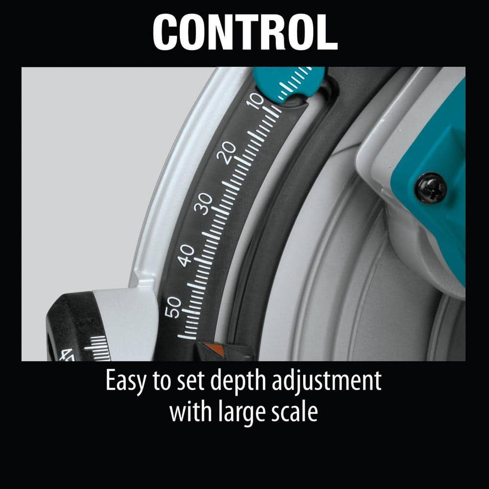 Makita 18V X2 LXT Lithium-Ion (36V) Brushless Cordless 6-1/2 in. Plunge Circular Saw (Tool Only) with 55T Carbide Blade