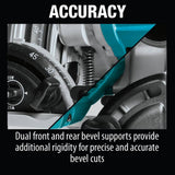 Makita 18V X2 LXT Lithium-Ion (36V) Brushless Cordless 6-1/2 in. Plunge Circular Saw (Tool Only) with 55T Carbide Blade