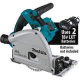 Makita 18V X2 LXT Lithium-Ion (36V) Brushless Cordless 6-1/2 in. Plunge Circular Saw (Tool Only) with 55T Carbide Blade