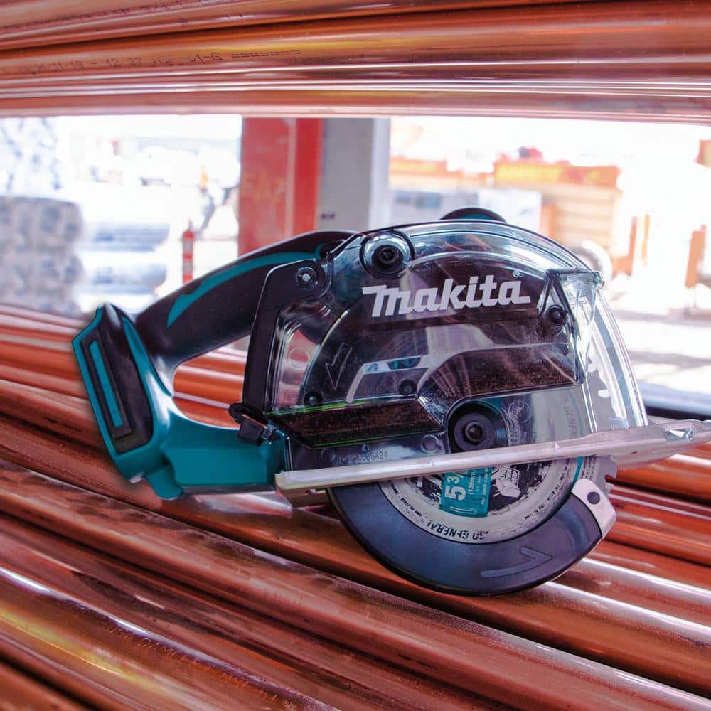 Makita 18V LXT Lithium‑Ion Cordless 5-3/8 in. Metal Cutting Saw with Electric Brake & Chip Collector (Tool‑Only)