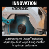 Makita 18V LXT Lithium-Ion Brushless Cordless 6-1/2 in. Circular Saw with Electric Brake and 24T Carbide Blade (Tool-Only)
