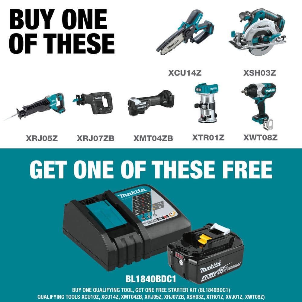 Makita 18V LXT Lithium-Ion Brushless Cordless 6-1/2 in. Circular Saw with Electric Brake and 24T Carbide Blade (Tool-Only)