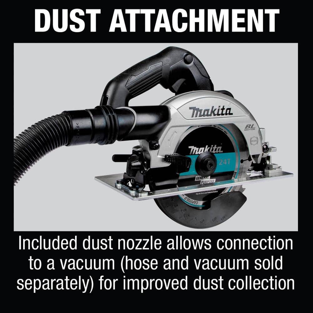 Makita 18V 6-1/2 in. LXT Sub-Compact Lithium-Ion Brushless Cordless Circular Saw (Tool Only)