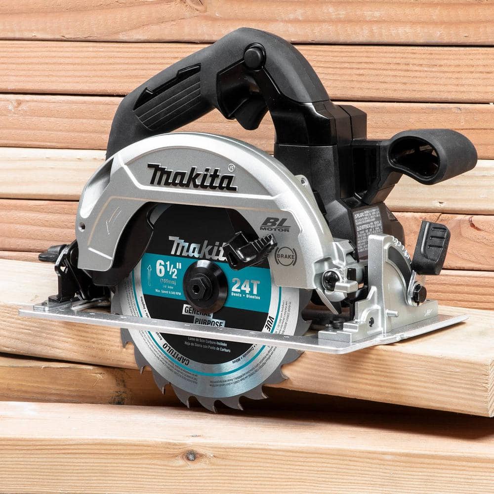 Makita 18V LXT Lithium‑Ion Sub‑Compact Brushless Cordless 6-1/2 in. Circular Saw, AWS Capable (Tool‑Only)