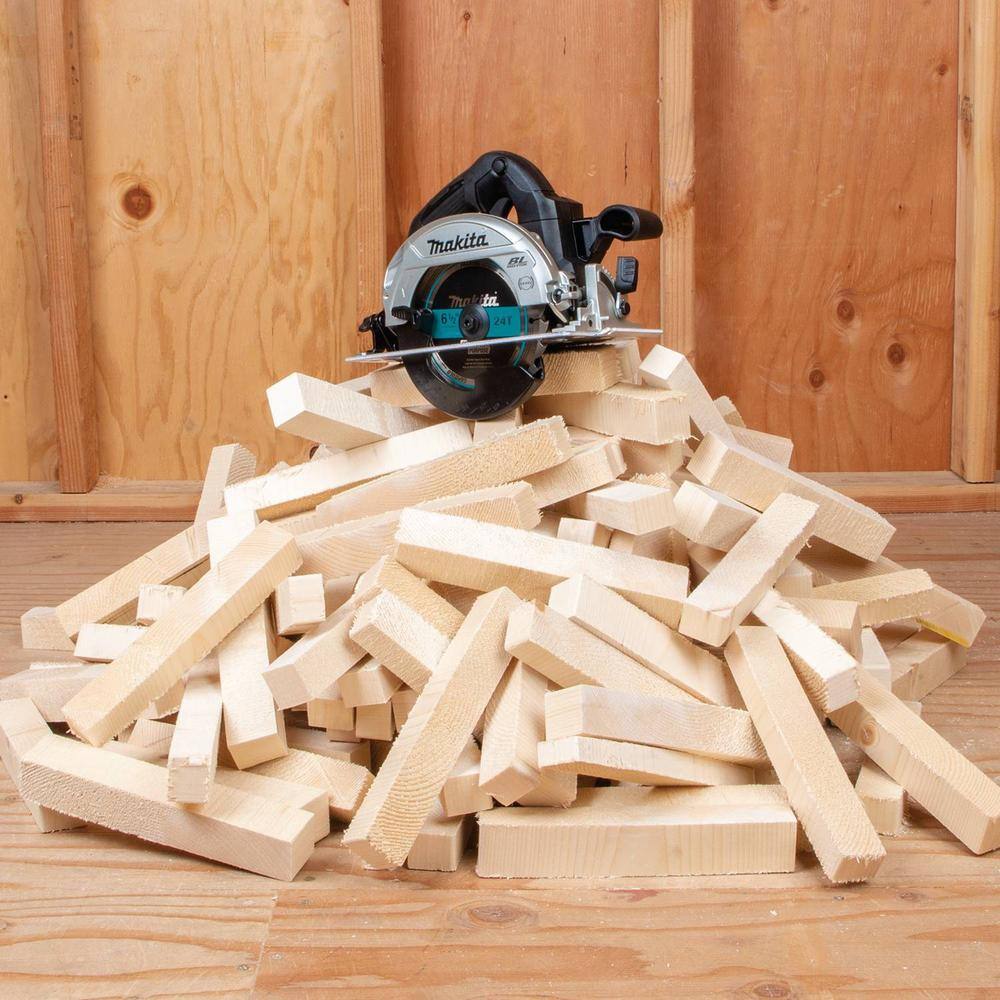 Makita 18V LXT Lithium‑Ion Sub‑Compact Brushless Cordless 6-1/2 in. Circular Saw, AWS Capable (Tool‑Only)