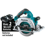 Makita 18V X2 LXT Lithium-Ion (36V) 7-1/4 in. Brushless Cordless Circular Saw, Guide Rail Compatible Base (Tool-Only)