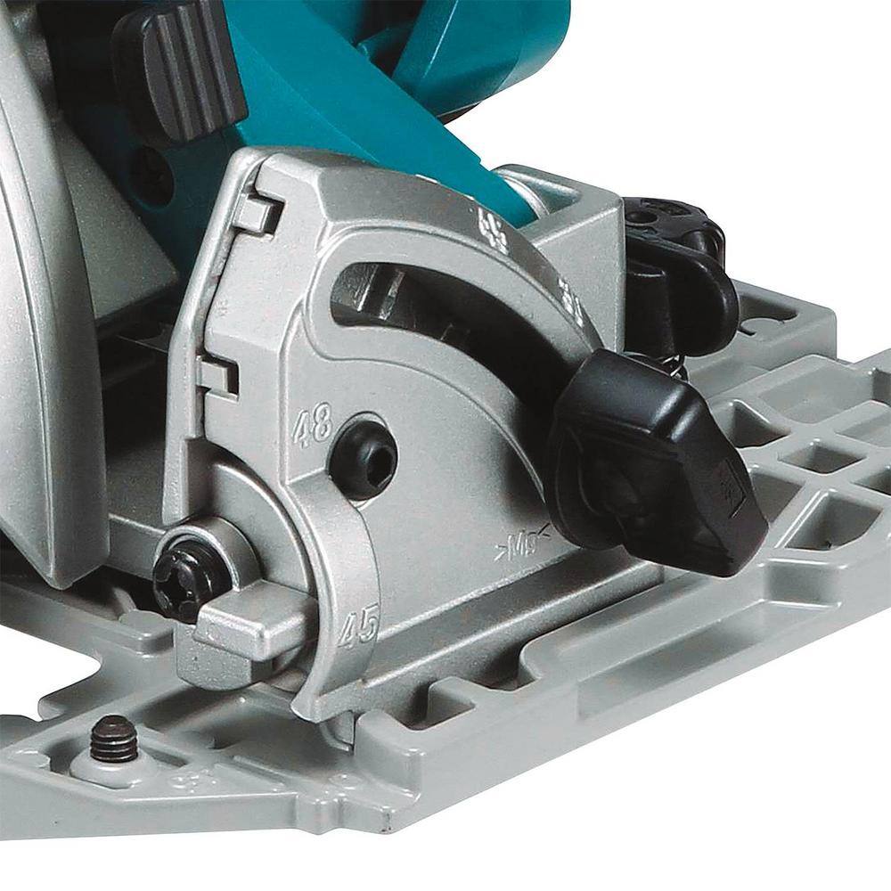 Makita 18V X2 LXT Lithium-Ion (36V) 7-1/4 in. Brushless Cordless Circular Saw, Guide Rail Compatible Base (Tool-Only)