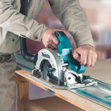 Makita 18V X2 LXT Lithium-Ion (36V) 7-1/4 in. Brushless Cordless Circular Saw, Guide Rail Compatible Base (Tool-Only)