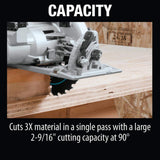 Makita 18V X2 LXT 5.0Ah Lithium-Ion (36V) Brushless Cordless Rear Handle 7-1/4 in. Circular Saw Kit