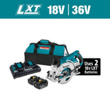 Makita 18V X2 LXT 5.0Ah Lithium-Ion (36V) Brushless Cordless Rear Handle 7-1/4 in. Circular Saw Kit