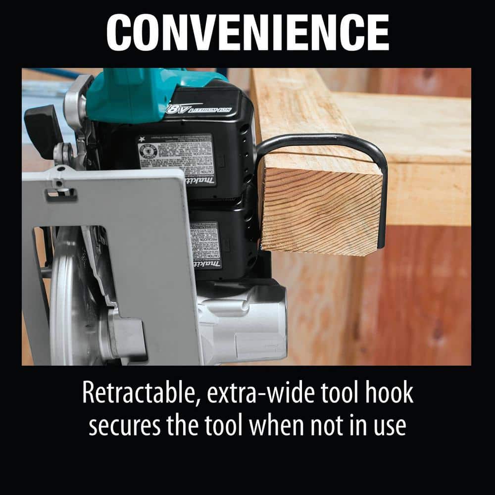 Makita 18V X2 LXT 5.0Ah Lithium-Ion (36V) Brushless Cordless Rear Handle 7-1/4 in. Circular Saw Kit