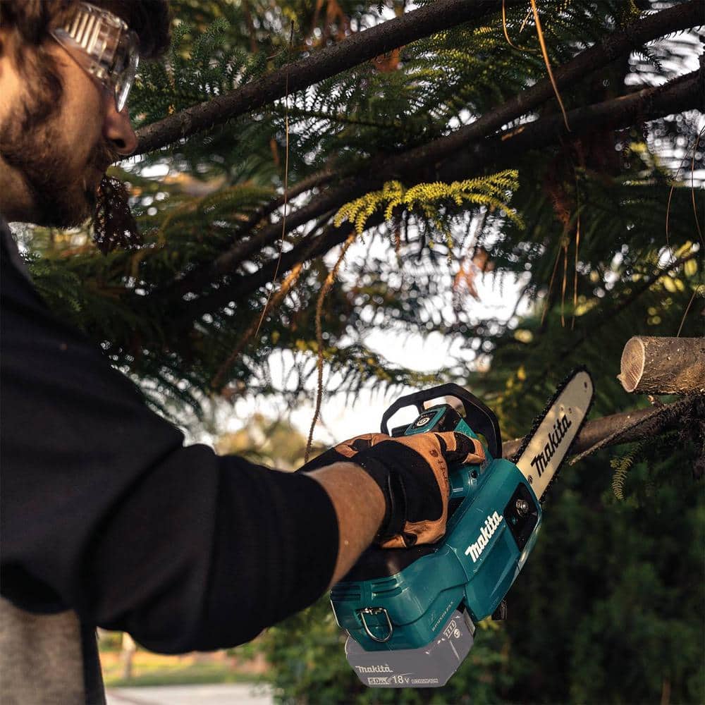 Makita LXT 12 in. 18V Lithium-Ion Brushless Top Handle Electric Battery Chainsaw, Tool Only