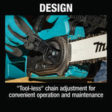 Makita LXT 14 in. 18V Lithium-Ion Brushless Battery Electric Chainsaw