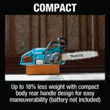 Makita LXT 14 in. 18V Lithium-Ion Brushless Battery Electric Chainsaw