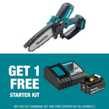 Makita 18V LXT Lithium-Ion Brushless 6 in. Pruning Saw with bonus 18V 4.0Ah LXT Lithium-Ion Battery and Charger Starter Pack