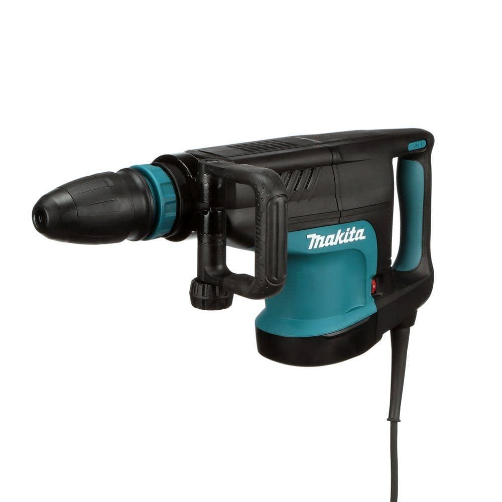 Makita 14 Amp SDS-MAX Corded Variable Speed 20 lb. Demolition Hammer w/ Soft Start, Side Handle, Bull Point and Hard Case
