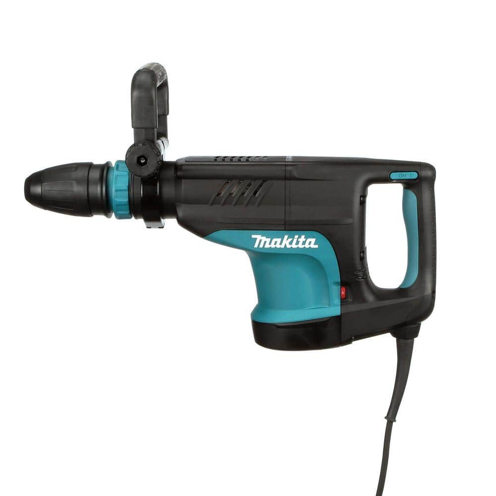 Makita 14 Amp SDS-MAX Corded Variable Speed 20 lb. Demolition Hammer w/ Soft Start, Side Handle, Bull Point and Hard Case