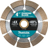 Makita 4.5 in. Segmented Rim Diamond Blade for General Purpose (B-69593)