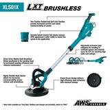 Makita 18V LXT Lithium-Ion Brushless Cordless 9 in. Drywall Sander, AWS Capable (Tool Only)