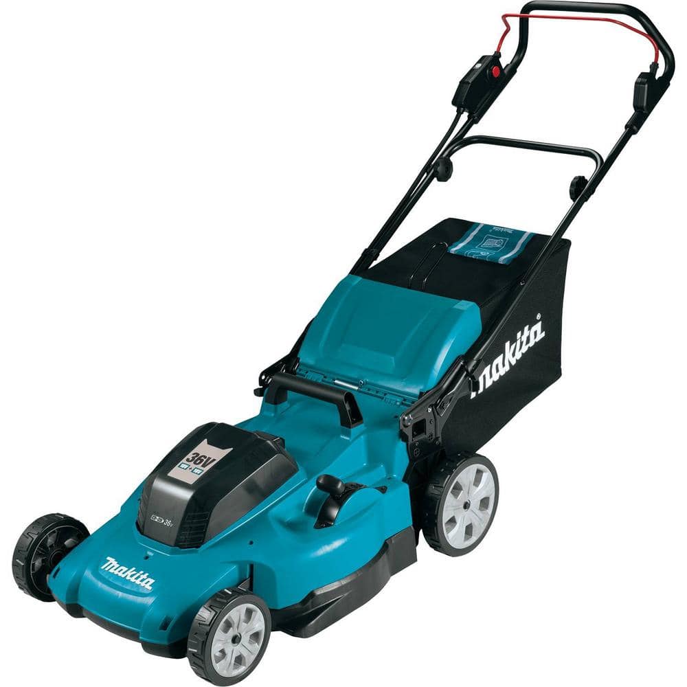 Makita 18V X2 (36V) LXT Lithium-Ion Cordless 21 in. Walk Behind Lawn Mower Kit w/4 batteries (4.0Ah)