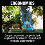 Makita 13 in. 18V LXT Lithium-Ion Cordless Walk Behind Push Lawn Mower Kit (4.0Ah)