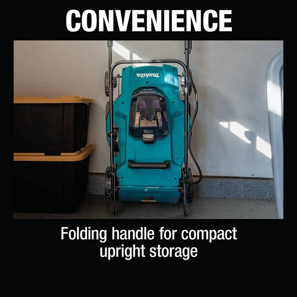 Makita 18V X2 (36V) LXT Lithium-Ion Cordless 19 in. Walk Behind Lawn Mower Kit w/4 batteries (4.0Ah)
