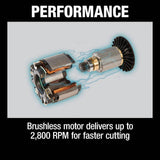Makita 21 in. 36V ConnectX Brushless Electric Walk Behind Commercial Self-Propelled Lawn Mower (Tool Only)