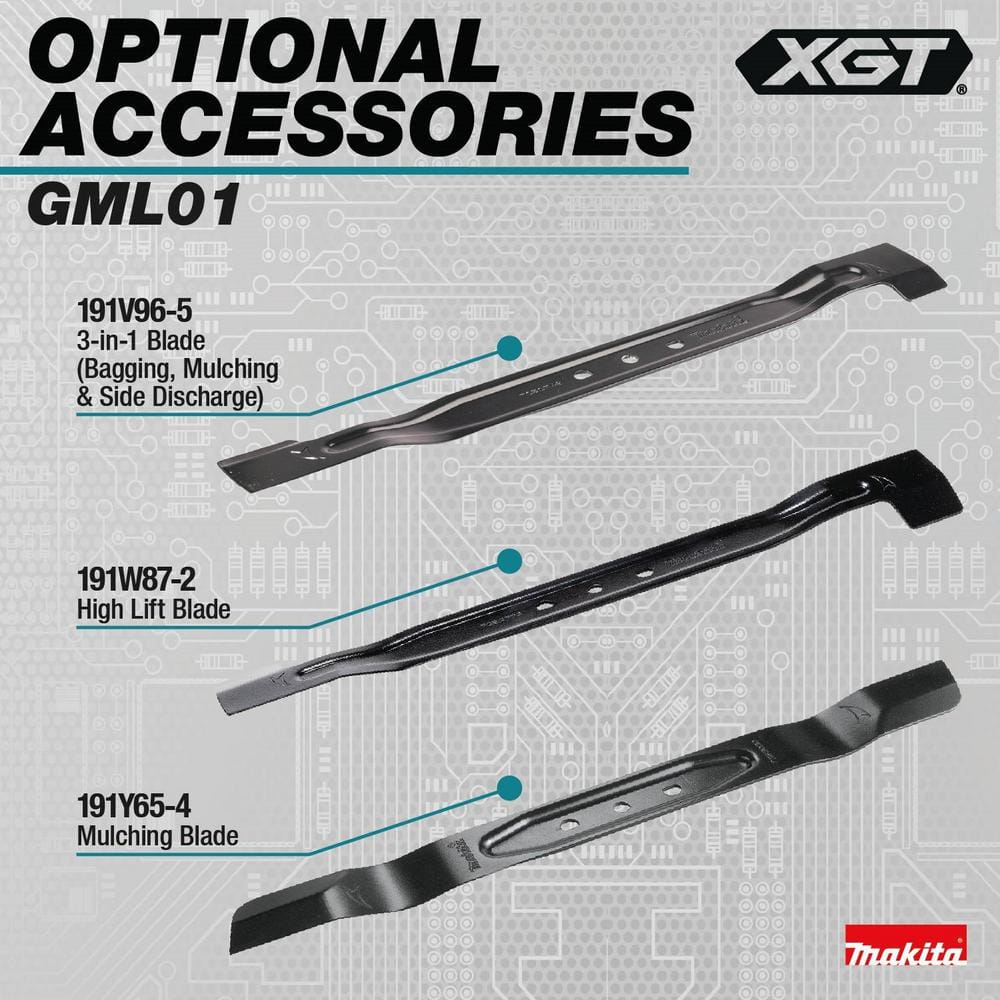 Makita 40V max XGT Brushless Cordless 21 in. Walk Behind Self-Propelled Commercial Lawn Mower Kit (8.0Ah)