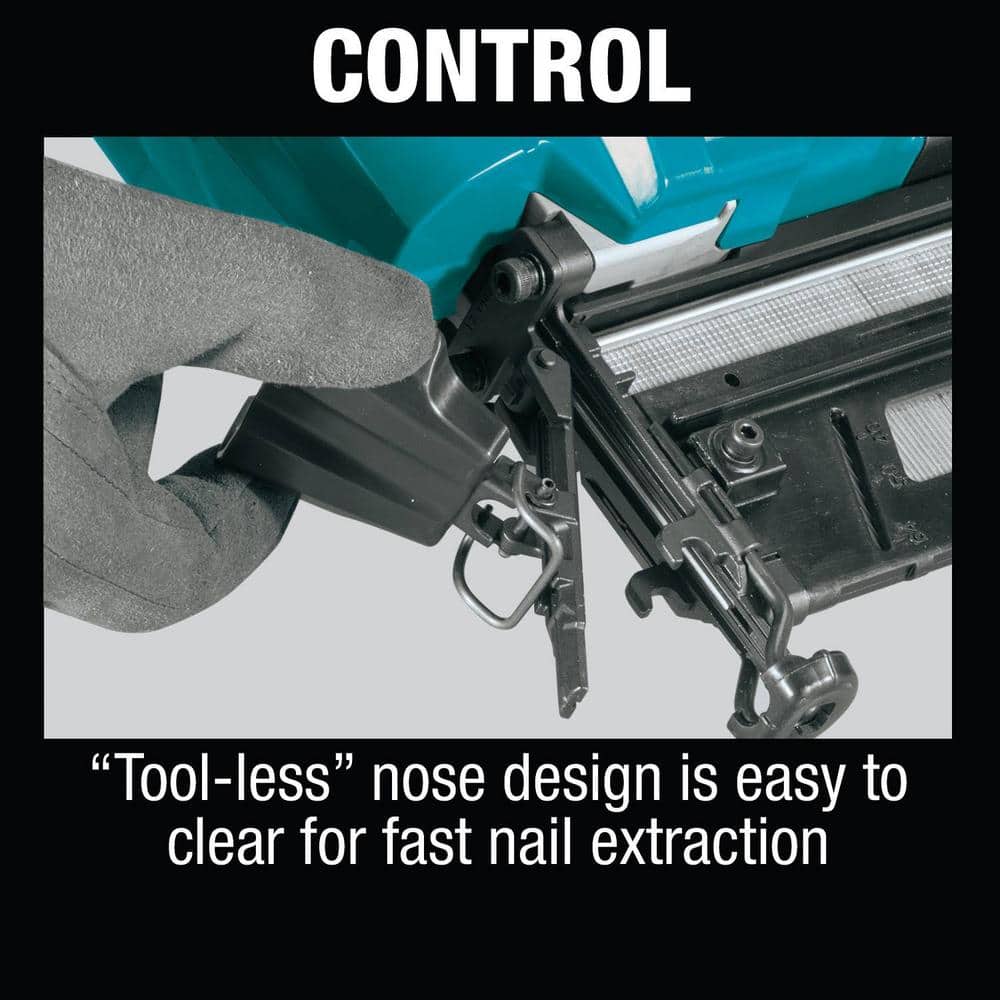 Makita 18V LXT Lithium-Ion 16-Gauge Cordless 2-1/2 in. Straight Finish Nailer (Tool Only)