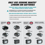 Makita 18V LXT Lithium-Ion 16-Gauge Cordless 2-1/2 in. Straight Finish Nailer (Tool Only)