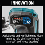 Makita 18V LXT 5.0Ah Brushless Cordless Impact Driver Kit with Quick-Shift Mode, 4-Speed (XDT16T)