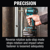 Makita 18V LXT 5.0Ah Brushless Cordless Impact Driver Kit with Quick-Shift Mode, 4-Speed (XDT16T)