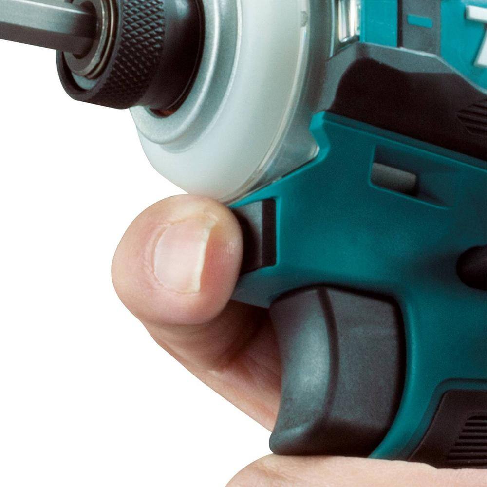 Makita 18V LXT 2.0Ah Lithium‑Ion Compact Brushless Cordless Impact Driver Kit with Quick‑Shift Mode, 4‑Speed (XDT19R)