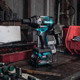 Makita 40V max XGT Brushless Cordless 4-Speed Mid-Torque 1/2 in. Impact Wrench Kit w/Detent Anvil, 2.5Ah