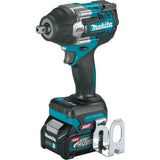 Makita 40V max XGT Brushless Cordless 4-Speed Mid-Torque 1/2 in. Impact Wrench Kit w/Detent Anvil, 2.5Ah