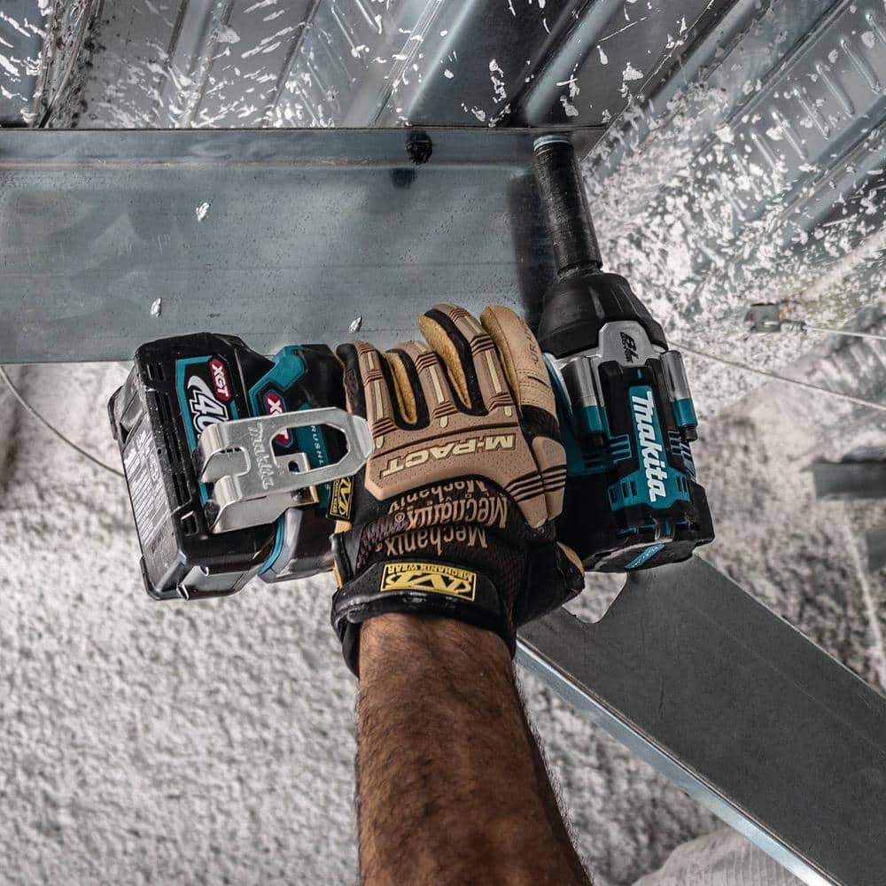 Makita 40V max XGT Brushless Cordless 4-Speed Mid-Torque 1/2 in. Impact Wrench Kit w/Detent Anvil, 2.5Ah