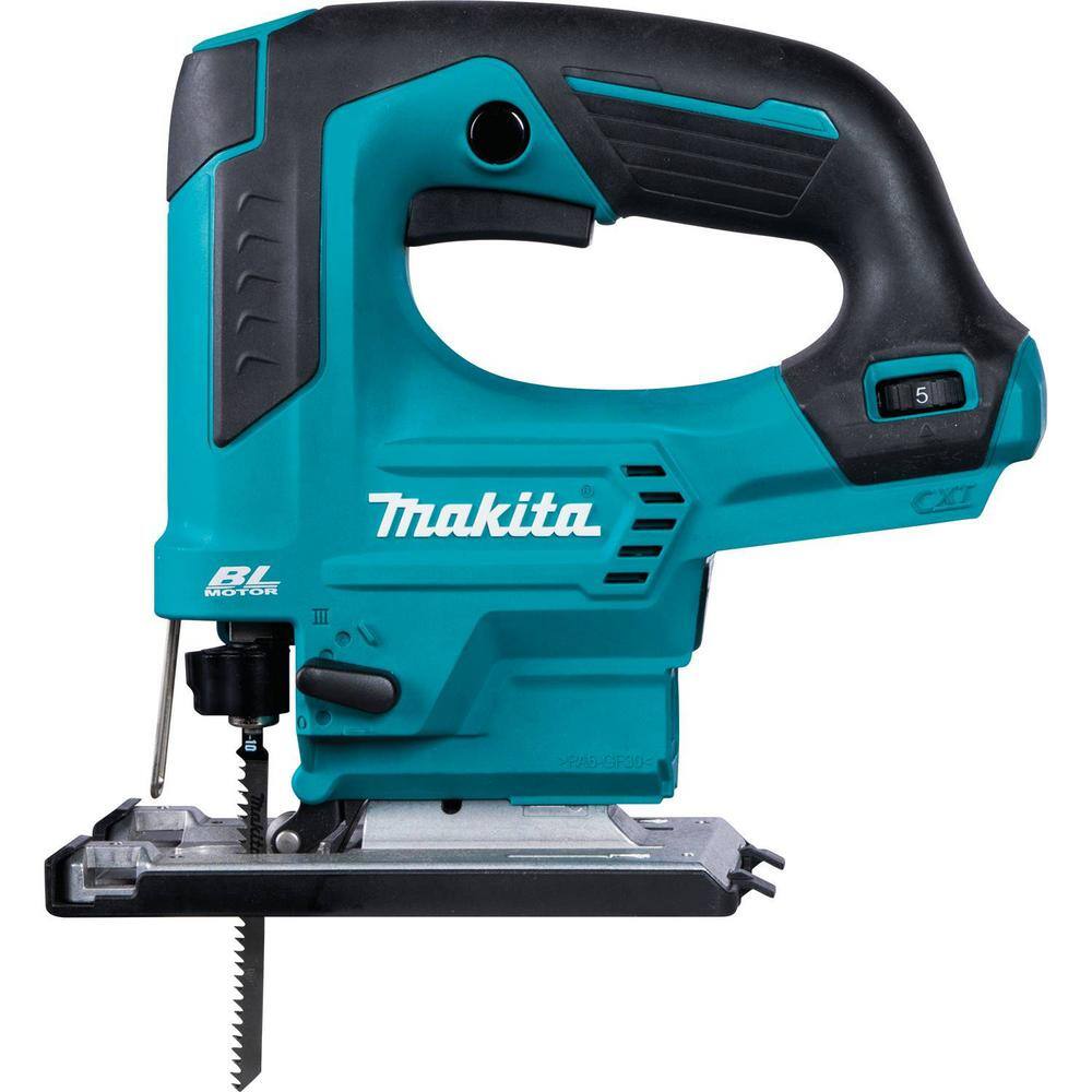 Makita 12V max CXT Lithium‑Ion Brushless Cordless Top Handle Jig Saw (Tool Only)