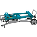 Makita 15-Amp 12 in. Dual-Bevel Sliding Compound Miter Saw with Laser and Portable Rise Miter Saw Stand, LS1219L + WST05