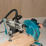 Makita 15-Amp 12 in. Dual-Bevel Sliding Compound Miter Saw with Laser and Portable Rise Miter Saw Stand, LS1219L + WST05