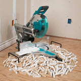Makita 18V X2 LXT (36V) Brushless Cordless 10 in. Dual-Bevel Sliding Compound Miter Saw Kit with Laser, 5.0Ah Batteries (XSL04PTU)