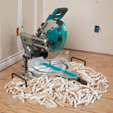 Makita 18V 5.0Ah X2 LXT Lithium‑Ion (36V) Brushless Cordless 10 in. Dual‑Bevel Sliding Compound Miter Saw with Laser Kit