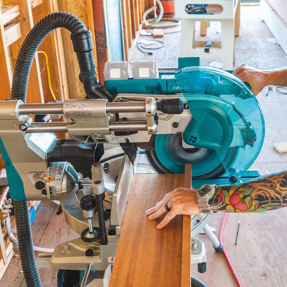 Makita 18V X2 LXT Lithium‑Ion (36V) 12 in. Brushless Dual‑Bevel Sliding Compound Miter Saw, AWS Capable (Tool‑Only)