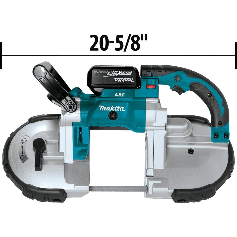 Makita 18V LXT 5.0Ah Lithium-Ion Cordless Portable Band Saw Kit (XBP02TX)