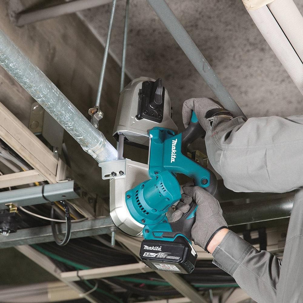 Makita 18V LXT Lithium‑Ion Cordless Compact Band Saw Kit (5.0Ah)