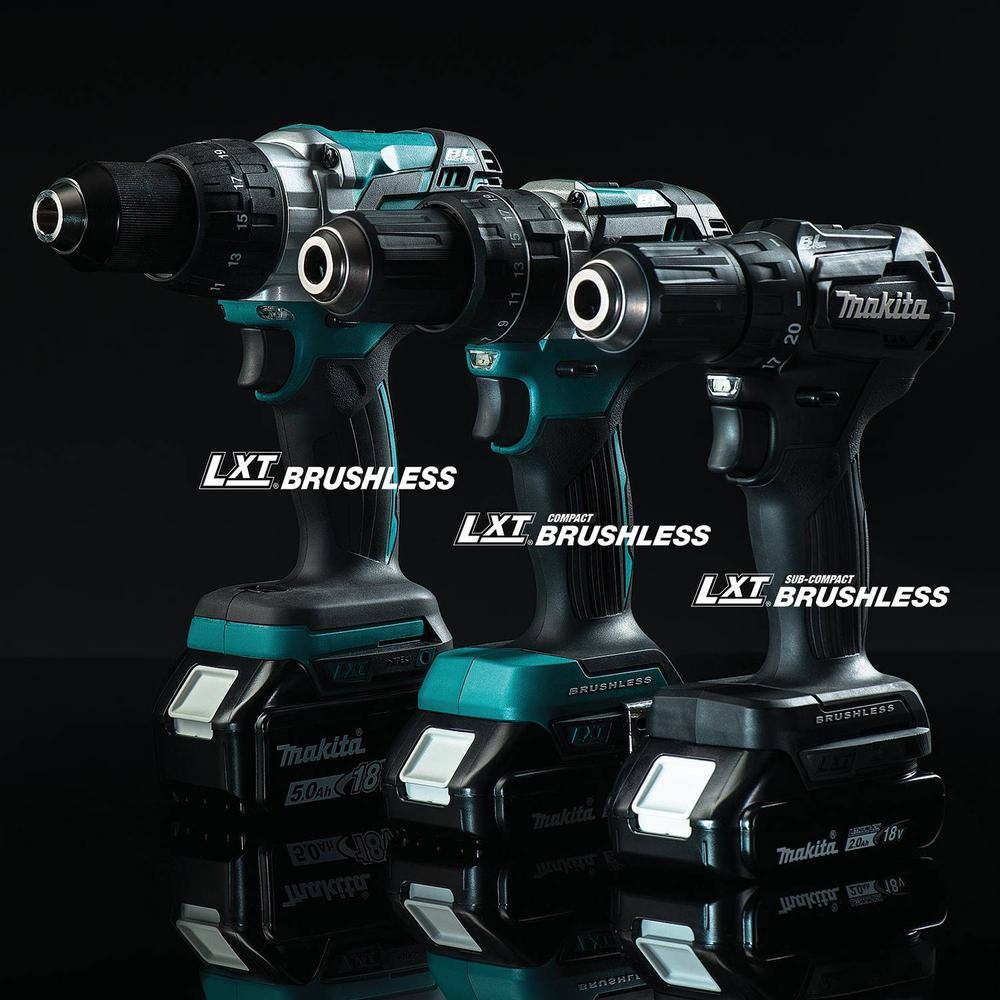 Makita 18-Volt 2.0 Ah LXT Lithium-Ion Sub-Compact Brushless Cordless 1/2 in. Driver-Drill Kit