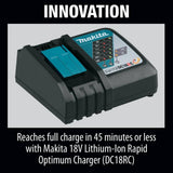 Makita 18V 5.0Ah LXT Lithium‑Ion Battery (10‑Pack)